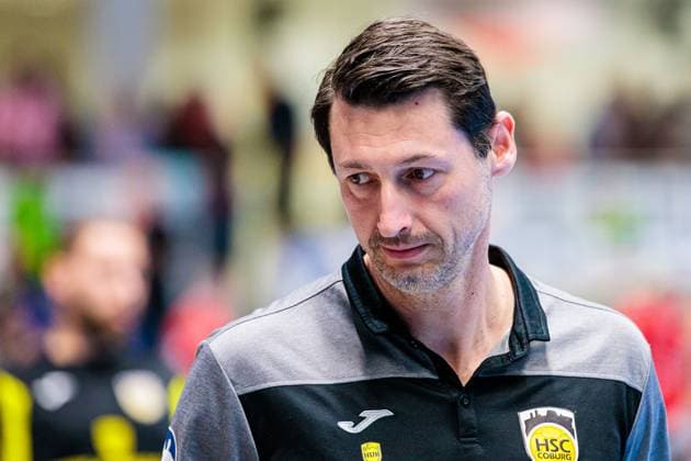 Anel Mahmutefendic HSC 2000 Coburg, Coach GER, ASV Hamm Westfalen vs HSC 2000 Coburg, Handball, 2 Bundesliga, Matchday 26, Season 2024 2025, 04 04 2025 GER, ASV Hamm Westfalen vs HSC 2000 Coburg, Handball, 2 Bundesliga, Matchday 26, Season 2024 2025, 04 04 2025 Hamm Copyright: xEibner-Pressefoto JanxRollingerx EP_JSK