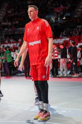 Johannes Voigtmann FC Bayern Basketball, 07 , GER, FC Bayern Muenchen vs Basketball Loewen Braunschweig, Basketball, easycredit Basketball Bundesliga, BBL, 27 Matchday, Season 2024 2025, 06 04 2025, GER, FC Bayern Muenchen vs Basketball Loewen Braunschweig, Basketball, easycredit Basketball Bundesliga, BBL, 27 Matchday, Season 2024 2025, 06 04 2025 Muenchen Copyright: xEibner-Pressefoto JennixMaulx EP_JML