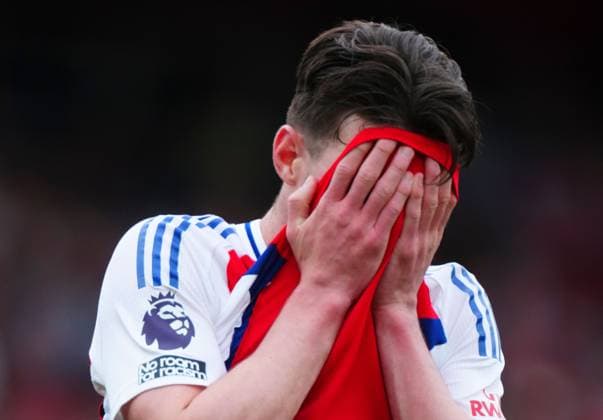 Bilder des Jahres 2025, Sport 04 April Declan Rice of Arsenal Arsenal v Brentford, Premier League, Football, Emirates Stadium, London, UK - 12 Apr 2025 EDITORIAL USE ONLY No use with unauthorised audio, video, data, fixture lists, club league logos or live services. Online in-match use limited to 120 images, no video emulation. No use in betting, games or single club league player publications. Copyright: xJavierxGarcia Shutterstockx 15248730ad