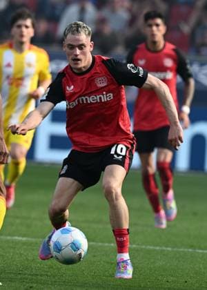 12 04 2025, xophax, Soccer 1 Bundesliga, Bayer 04 Leverkusen 1 FC Union Berlin Florian Wirtz Bayer Leverkusen DFL DFB REGULATIONS PROHIBIT ANY USE OF PHOTOGRAPHS as IMAGE SEQUENCES and or QUASI VIDEO Leverkusen