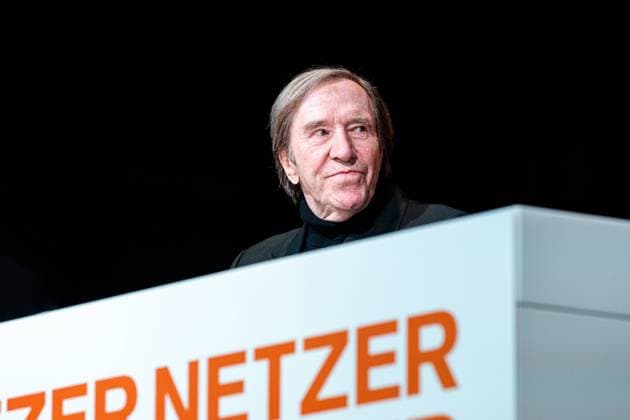 07 04 2025 Dortmund Exhibition opening NETZER THE SEVENTY YEARS at the German Football Museum Here Günter Netzer Dortmund German Football Museum North Rhine-Westphalia Germany Ausstellungseröffnung NETZER - DIE SIEBZIGERJAHRE