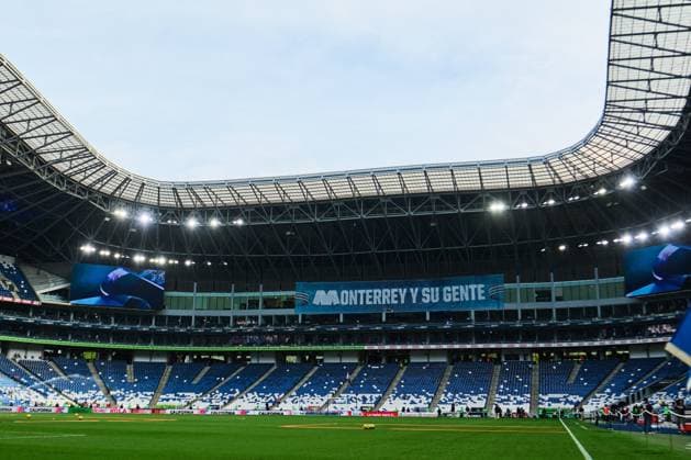 RECORD DATE NOT STATED Liga BBVA MX Clausura 2025 Monterrey vs America General View Stadium during the 16th round match between Monterrey and America as part of the Liga BBVA MX, Torneo Clausura 2025 at BBVA Bancomer Stadium, on April 16, 2025 in Monterrey, Nuevo Leon, Mexico. MONTERREY NUEVO LEON MEXICO  Copyright: xJONATHANxDUENASx 20250416182209_LMX_C25_MTY_AME_STADIUM8