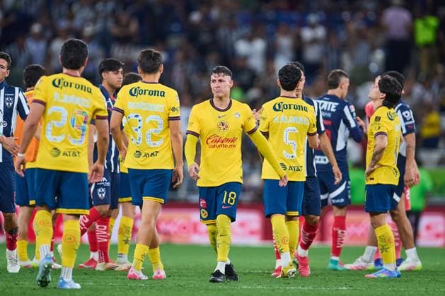RECORD DATE NOT STATED Liga BBVA MX Clausura 2025 Monterrey vs America Cristian Calderon of America during the 16th round match between Monterrey and America as part of the Liga BBVA MX, Torneo Clausura 2025 at BBVA Bancomer Stadium, on April 16, 2025 in Monterrey, Nuevo Leon, Mexico. MONTERREY NUEVO LEON MEXICO  Copyright: xJONATHANxDUENASx 20250416220840_LMX_C25_MTY_AME_CALDERON290
