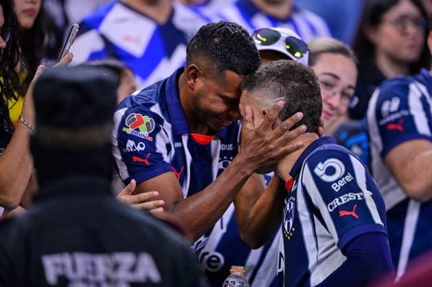 RECORD DATE NOT STATED Liga BBVA MX Clausura 2025 Monterrey vs America Nelson Deossa of Monterrey during the 16th round match between Monterrey and America as part of the Liga BBVA MX, Torneo Clausura 2025 at BBVA Bancomer Stadium, on April 16, 2025 in Monterrey, Nuevo Leon, Mexico. MONTERREY NUEVO LEON MEXICO  Copyright: xJorgexMartinezx 20250416221057_LMX_C25_MTY_AME_DEOSSA302