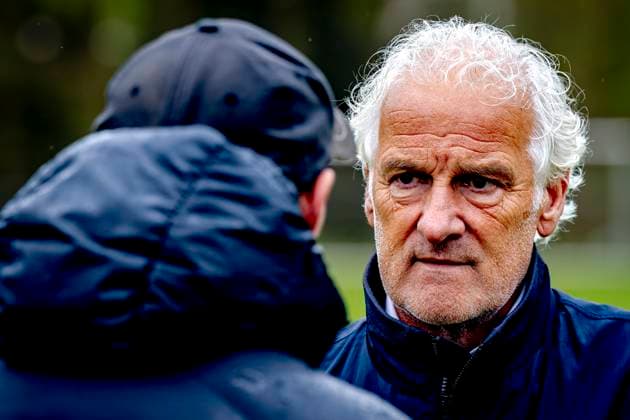Fred Rutten of NEC during the match NEC RKC friendly at the Trainingscomplex De Goffert for the Dutch Eredivisie season 2024 2025 in NIJMEGEN, Netherlands on 17 april 2025, photo by Marcel van Dorst EYE4images DeFodi Images