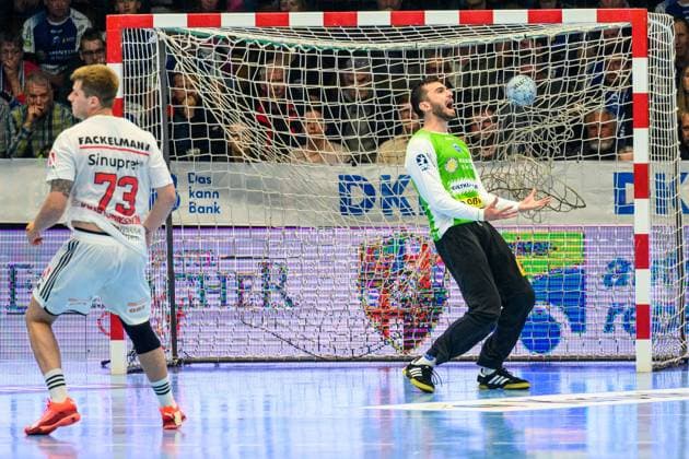 Matija Spikic ThSV Eisenach, 1 GER, ThSV Eisenach vs HC Erlangen, Handball, Daikin 1 Handball Bundesliga, Matchday 26, Season 2024 2025, 17 04 2025 GER, ThSV Eisenach vs HC Erlangen, Handball, Daikin 1 Handball Bundesliga, Matchday 26, Season 2024 2025, 17 04 2025 Eisenach Copyright: xEibner-Pressefoto MartinxHerbstx EP_MHT
