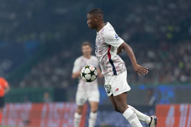 September 17, 2024, Lisbon, Lisbon, Portugal: Lille defender from France BAFODE DIAKITE (18) in action during the game for the Group stage of the UEFA Champions League between Sporting and Lille at Estadio Jose de Alvalade Lisbon Portugal - ZUMAs359 20240917_zsp_s359_090 Copyright: xAlexandrexdexSousax