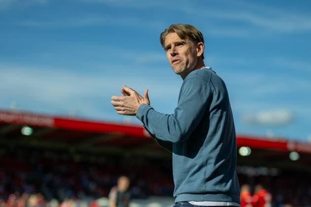 Christoph Freund FC Bayern Muenchen, Sporting Director , GER, 1 FC Heidenheim vs FC Bayern Muenchen, Soccer, Bundesliga, Matchday 30, Season 2024 2025, 19 04 2025, DFL DFB REGULATIONS PROHIBIT ANY USE OF PHOTOGRAPHS AS IMAGE SEQUENCES AND OR QUASI VIDEO, Eibner Pressefoto Sascha Walther GER, 1 FC Heidenheim vs FC Bayern Muenchen, Football, Bundesliga, Matchday 30, Season 2024 2025, 19 04 2025 Heidenheim Copyright: xEibner-Pressefotox EP_EER