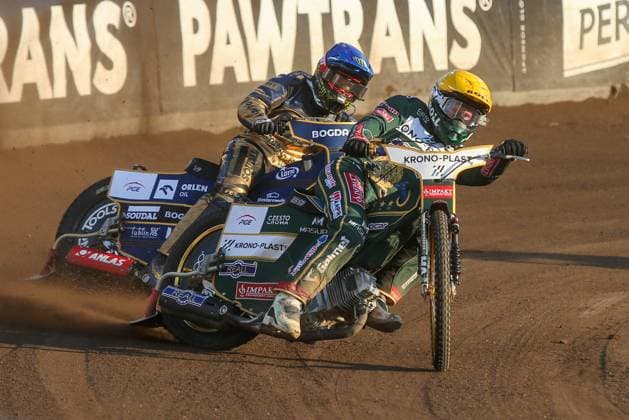 2025.04.19 Lublin Zuzel PGE Ekstraliga sezon 2025 Orlen Oil Motor Lublin - Krono-Plast Wlokniarz Czestochowa N z Fredrik Lindgren (N) Jason Doyle (Z) Foto Wojciech Szubartowski PressFocus 2025.04.19 Lublin Speedway PGE Ekstraliga season 2025 Orlen Oil Motor Lublin - Krono-Plast Wlokniarz Czestochowa Fredrik Lindgren (N) Jason Doyle (Z) Credit: Wojciech Szubartowski PressFocus NEWSPIX.PL --- newspix.pl