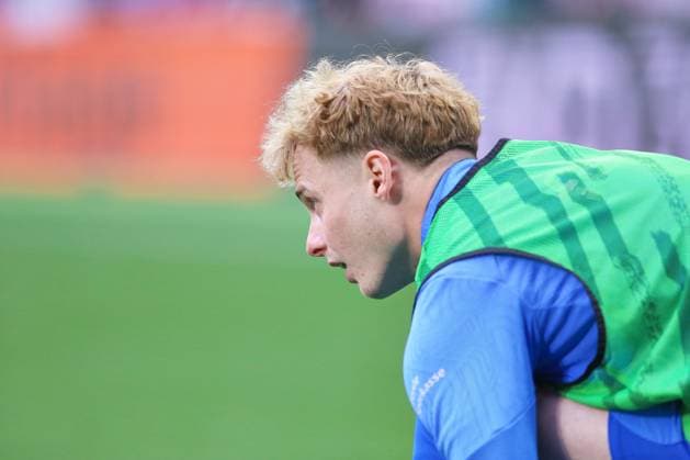 Leipzig, Saxony, Germany, 19 04 2025 Red Bull Arena 30 Matchday, Season 2024 25, 1 Soccer Bundesliga RB Leipzig Holstein Kiel Finn Porath 8, Holstein Kiel Copyright: xdtsxNachrichtenagenturx dts_64661