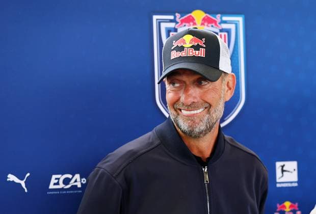 RED BULL Wings Cup Football Tournament Leipzig, 24 04 2025, RB Leipzig Training Center Football Academy , RED BULL Wings Cup International Junior Football Tournament , In the picture Jürgen Klopp Head of Global Soccer, Red Bull , For editorial use only , Picture Point