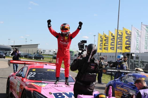 Oschersleben, Germany April 25 27, 2025 DTM Oschersleben 2025 In the picture Lucas Auer AUT wins season opener at Oschersleben Motorsport Arena Sachsen Anhalt Copyright: xFotostandx xHorstxBernhardtx