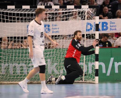 Photo skeptical face of goalkeeper Andreas WOLFF Kiel Handball Men 1 Bundesliga on Sat 08 02 2025 THW Kiel SC Magdeburg 31 25