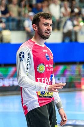Matija Spikic ThSV Eisenach, 1 GER, ThSV Eisenach vs TSV Hannover Burgdorf, Handball, Daikin 1 Handballbundesliga, Matchday 28, Season 2024 2025, Friday, 02 05 2025 GER, ThSV Eisenach vs TSV Hannover Burgdorf, Handball, Daikin 1 Handballbundesliga, Matchday 28, Season 2024 2025, Friday, 02 05 2025 Eisenach Copyright: xEibner-Pressefoto MartinxHerbstx EP_MHT