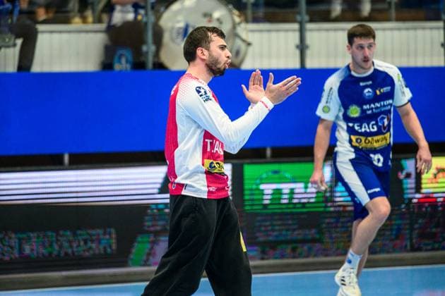 Matija Spikic ThSV Eisenach, 1 GER, ThSV Eisenach vs TSV Hannover Burgdorf, Handball, Daikin 1 Handballbundesliga, Matchday 28, Season 2024 2025, Friday, 02 05 2025 GER, ThSV Eisenach vs TSV Hannover Burgdorf, Handball, Daikin 1 Handballbundesliga, Matchday 28, Season 2024 2025, Friday, 02 05 2025 Eisenach Copyright: xEibner-Pressefoto MartinxHerbstx EP_MHT