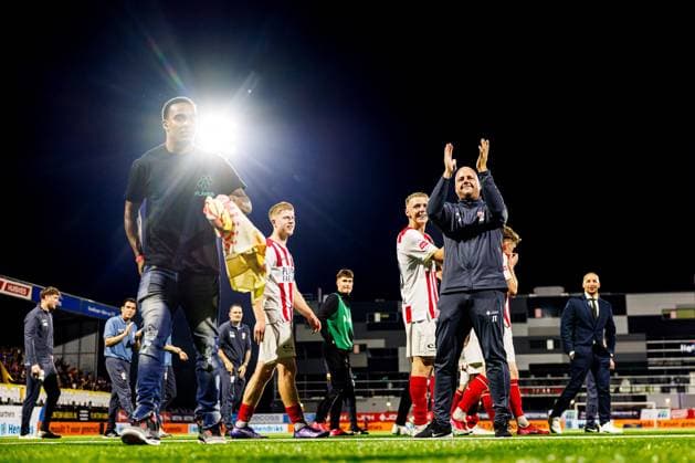 OSS, 02-05-2025, Frans Heesen Stadion, Season 2024-2025 Dutch Keuken Kampioen Divisie football top oss John Tiemissen during the match TOP Oss - Vitesse TOP Oss - Vitesse  x29036579x Copyright: