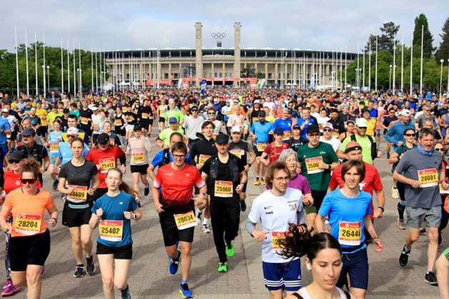 DEU, S25 Berlin, 11 05 2025, Berlin, Berlin, DEU, S25 Berlin, in the picture start of the S 25Km Berlin Lauf in front of the Olympiastadion nordphotoxGmbHx xEngler nph00076