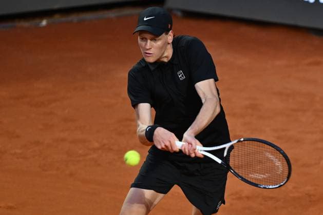 Internazionali BNL D Italia 2025 - Day Eleven Jannik Sinner (ITA) competes against Casper Ruud (NOR) during the Internazionali BNL d Italia Day Eleven at Foro Italico in Rome, Italy, on May 15, 2025. Rome Italy Italy  Copyright: xDomenicoxCippitellix originalFilename:cippitelli-itainter250515_npFms
