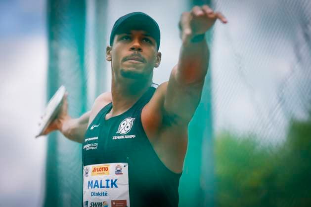 Lotto Deichmeeting Neuwied, 17 05 2025 Malik Diakité Hannover 96 Lotto Deichmeeting on 17 05 2025 at Rhein Wied Stadium, Neuwied Rhineland Palatinate Copyright: xBEAUTIFULxSPORTS AxelxKohringx