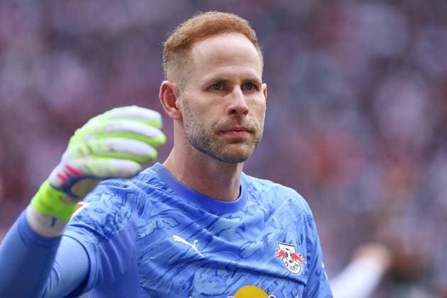 Leipzig, Saxony, Germany, 17 05 2025 Red Bull Arena 34 Matchday, Season 2024 25, 1 Soccer Bundesliga RB Leipzig VfB Stuttgart Goalkeeper Péter Gulácsi 1, RBL Copyright: xdtsxNachrichtenagenturx dts_67589