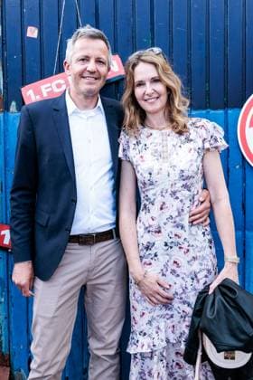 2 Soccer Bundesliga, 1 FC Köln end-of-season party, 19 05 2025 Philipp Türoff Commercial Director 1 FC Köln with wife 2 Soccer Bundesliga, 1 FC Köln end-of-season party, Cologne, Schrotty on 19 05 2025 Copyright: xBEAUTIFULxSPORTS Wunderlx