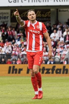Cottbus, Germany 17 May 2025 3 Liga 2024 2025 FC Energie Cottbus vs FC Ingolstadt In the picture Timmy Thiele Energie Cottbus DFB regulations prohibit any use of photographs as image sequences and or quasi video LEAG Energie Stadion Brandenburg Copyright: xFotostandx xWeilandx