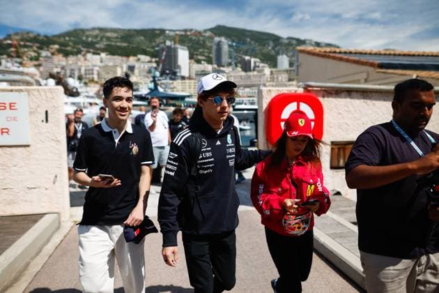 F1 - MONACO GRAND PRIX 2025 KIMI ANTONELLI Andrea (ita), Mercedes AMG F1 Team W16, portrait during the Formula 1 Tag Heuer Grand Prix de Monaco, 8th round of the 2025 FIA Formula One World Championship, WM, Weltmeisterschaft from May 23 to 25, 2025 on the Circuit de Monaco, in Monte-Carlo, Monaco - Monte-CarloMonaco  Copyright: xJavierxJimenezx