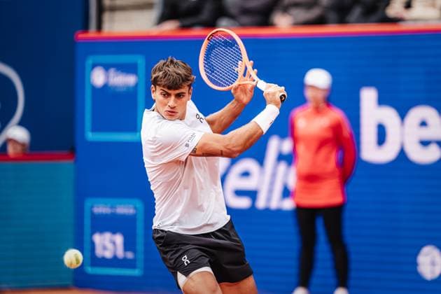 Tennis Men bitpanda Hamburg Open ATP 500 Tomas Etcheverry ARG vs Flavio Cobolli ITA 23 05 2025 Flavio Cobolli Hamburg Tennisstadion am Rothenbaum Hamburg Germany