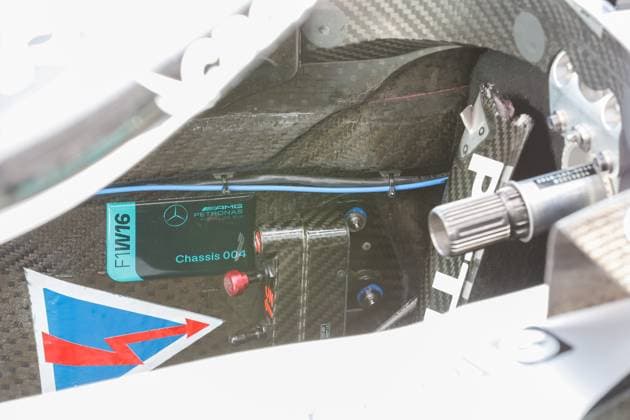 F1 - MONACO GRAND PRIX 2025 12 KIMI ANTONELLI Andrea (ita), Mercedes AMG F1 Team W16, crash, accident, illustration, detail during the Formula 1 Tag Heuer Grand Prix de Monaco, 8th round of the 2025 FIA Formula One World Championship, WM, Weltmeisterschaft from May 23 to 25, 2025 on the Circuit de Monaco, in Monte-Carlo, Monaco - Monte-CarloMonaco  Copyright: xJavierxJimenezx