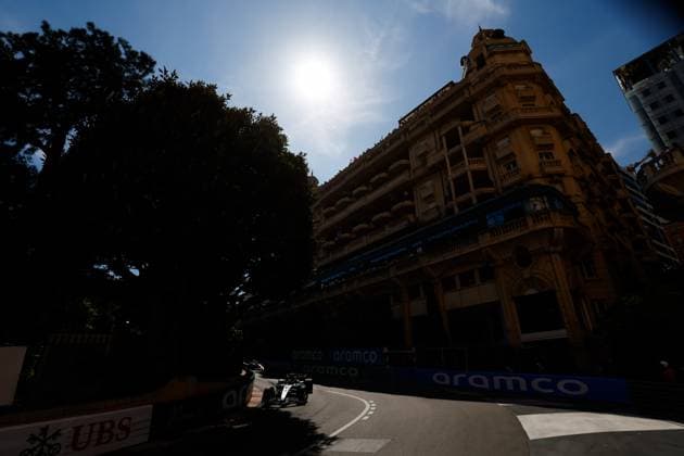 F1 - MONACO GRAND PRIX 2025 12 KIMI ANTONELLI Andrea (ita), Mercedes AMG F1 Team W16, action during the Formula 1 Tag Heuer Grand Prix de Monaco, 8th round of the 2025 FIA Formula One World Championship, WM, Weltmeisterschaft from May 23 to 25, 2025 on the Circuit de Monaco, in Monte-Carlo, Monaco - Monte-CarloMonaco  Copyright: xJavierxJimenezx