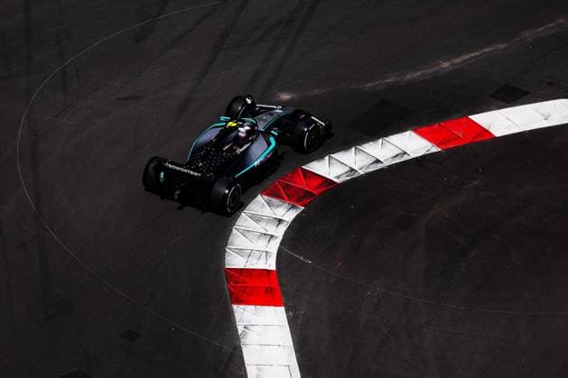 F1 - MONACO GRAND PRIX 2025 12 KIMI ANTONELLI Andrea (ita), Mercedes AMG F1 Team W16, action during the Formula 1 Tag Heuer Grand Prix de Monaco, 8th round of the 2025 FIA Formula One World Championship, WM, Weltmeisterschaft from May 23 to 25, 2025 on the Circuit de Monaco, in Monte-Carlo, Monaco - Monte-CarloMonaco  Copyright: xFLORENTxGOODENx