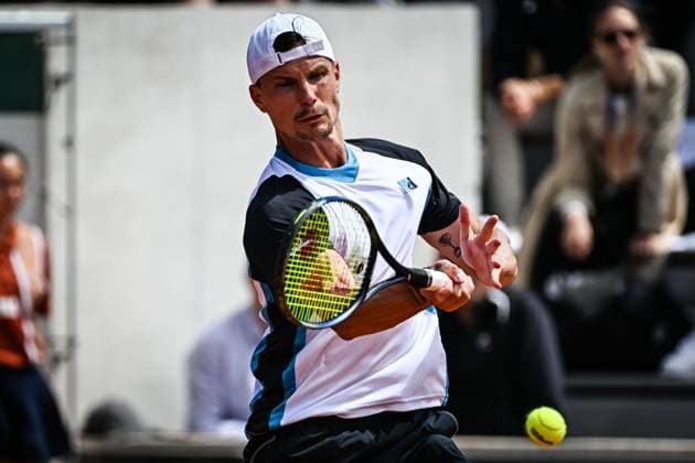 May 25, 2025, Paris, France, France: Marton FUCSOVICS of Hungary during the first day of Roland-Garros 2025, French Open 2025, Grand Slam tennis tournament at Roland-Garros Stadium on May 25, 2025 in Paris, France. Paris France - ZUMAm308 20250525_zsp_m308_080 Copyright: xMatthieuxMirvillex