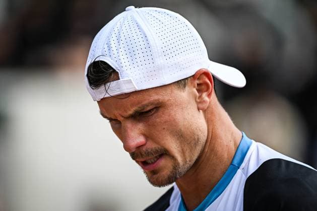 May 25, 2025, Paris, France, France: Marton FUCSOVICS of Hungary during the first day of Roland-Garros 2025, French Open 2025, Grand Slam tennis tournament at Roland-Garros Stadium on May 25, 2025 in Paris, France. Paris France - ZUMAm308 20250525_zsp_m308_081 Copyright: xMatthieuxMirvillex