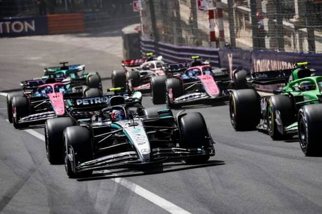 F1 - MONACO GRAND PRIX 2025 12 KIMI ANTONELLI Andrea (ita), Mercedes AMG F1 Team W16, action during the Formula 1 Tag Heuer Grand Prix de Monaco, 8th round of the 2025 FIA Formula One World Championship, WM, Weltmeisterschaft from May 23 to 25, 2025 on the Circuit de Monaco, in Monte-Carlo, Monaco - Monte-CarloMonaco  Copyright: xXavixBonillax