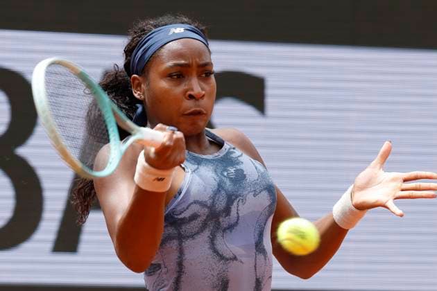 May 27, 2025, Paris, Paris, France: Coco Gauff (USA) in action during the tennis Grand Slam of Roland Garros 2025,match betweenOlivia Gadecki (AUS) and Coco Gauff (USA) at Roland Garros Stadium - on May 27 2025.Paris - France Paris France - ZUMAb253 20250527_zsp_b253_068 Copyright: xLoicxBaratouxx