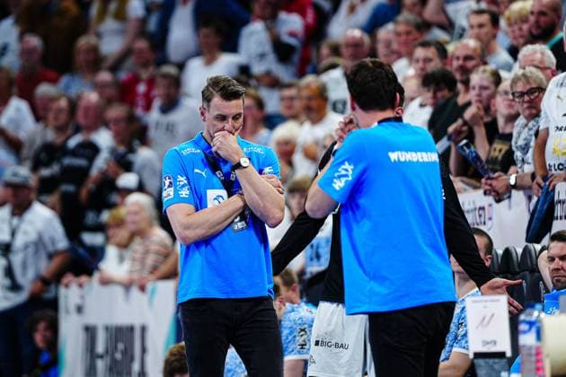 Filip Jicha THW Kiel, Coach GER, THW Kiel vs Handball Sport Verein Hamburg, Handball, Bundesliga, Matchday 32, Season 2024 2025, 31 05 2025 GER, THW Kiel vs Handball Sport Verein Hamburg, Handball, Bundesliga, Matchday 32, Season 2024 2025, 31 05 2025 Kiel Copyright: xEibner-Pressefoto MarcelxvonxFehrnx EP_MFN