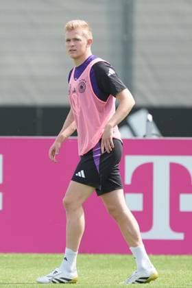 Jonathan Burkhardt Germany Germany, 16 Herzo Base 01 06 2025 German national team Nations League final round, preparation, Home Ground, HerzoBase, World of Adidas, Herzogenaurach