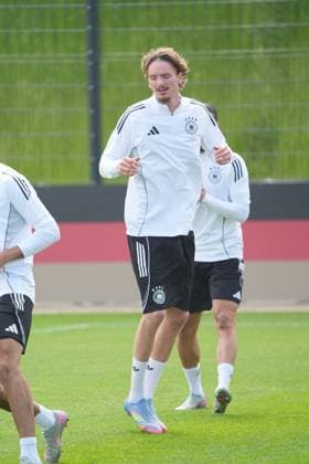 Nick Woltemade Germany Germany, 9 Herzo Base 03 06 2025 Training German national team Nations League final round, preparation, Home Ground, HerzoBase, World of Adidas, Herzogenaurach