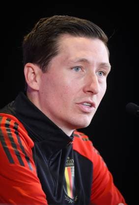Belgium s Hans Vanaken pictured during a press conference, PK, Pressekonferenz of the Red Devils, the Belgian national soccer team, at the Proximus Basecamp in Tubize, Tuesday 03 June 2025. The team is preparing for the World Cup 2026 qualifiers against Northern Macedonia (06 06) and Wales (09 06). VIRGINIExLEFOUR  x126059684x