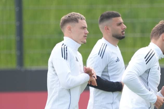 Florian Wirtz Germany Germany, 17 Herzo Base 03 06 2025 Training German national team Nations League final round, preparation, Home Ground, HerzoBase, World of Adidas, Herzogenaurach