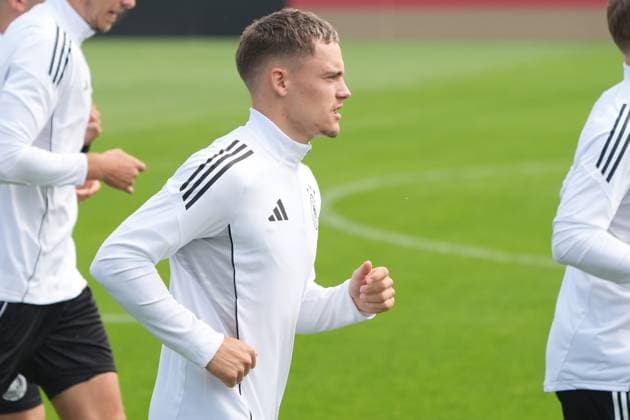 Florian Wirtz Germany Germany, 17 Herzo Base 03 06 2025 Training German national team Nations League final round, preparation, Home Ground, HerzoBase, World of Adidas, Herzogenaurach