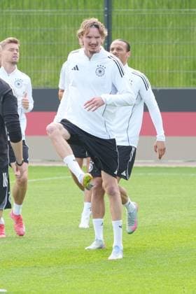 Nick Woltemade Germany Germany, 9 Herzo Base 03 06 2025 Training German national team Nations League final round, preparation, Home Ground, HerzoBase, World of Adidas, Herzogenaurach