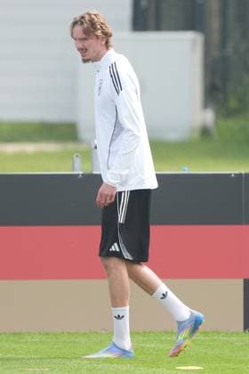 Nick Woltemade Germany Germany, 9 Herzo Base 03 06 2025 Training German national team Nations League final round, preparation, Home Ground, HerzoBase, World of Adidas, Herzogenaurach