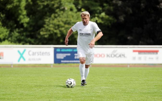 01 06 25 SV Fellbach AH VfB Stuttgart Traditionself Germany, Stuttgart, 01 06 2025, Football, SV Fellbach AH VfB Stuttgart Traditionself Bernd Förster VfB Stuttgart