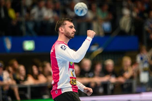 Matija Spikic ThSV Eisenach, 1 GER, ThSV Eisenach vs. 1 VfL Potsdam, Handball, 1 Bundesliga, Matchday 33, Season 2024 2025, 04 06 2025 GER, ThSV Eisenach vs. 1 VfL Potsdam, Handball, 1 Bundesliga, Matchday 33, Season 2024 2025, 04 06 2025 Eisenach Copyright: xEibner-Pressefoto MartinxHerbstx EP_MHT