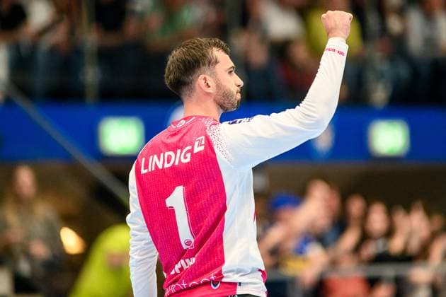 Matija Spikic ThSV Eisenach, 1 GER, ThSV Eisenach vs. 1 VfL Potsdam, Handball, 1 Bundesliga, Matchday 33, Season 2024 2025, 04 06 2025 GER, ThSV Eisenach vs. 1 VfL Potsdam, Handball, 1 Bundesliga, Matchday 33, Season 2024 2025, 04 06 2025 Eisenach Copyright: xEibner-Pressefoto MartinxHerbstx EP_MHT