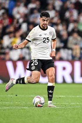 Aleksandar Pavlovic Germany controls the Ball during the UEFA Nations League 2025 semifinal match between Germany and Portugal at Munich Football Arena on June 4, 2025 in Munich, Germany Photo by Harry Langer DeFodi Images