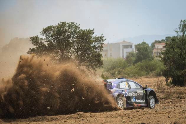 AUTO - WRC, Motorsport Rallye, WM - RALLY ITALIA SARDEGNA 2025 09 Jourdan SERDERIDIS, Frà dà ric MICLOTTE, Ford Puma Rally1, action during the 2025 Rally Italia Sardegna, 6th round of the 2025 WRC World Rally Car Championship, from June 5 to 8, 2025 at Olbia, Italy - OlbiaItaly Copyright: xNikosxKatikisx