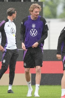 Nick Woltemade Germany Germany, 11 Herzo Base 06 06 2025 German national team Nations League final round, preparation, Home Ground, HerzoBase, World of Adidas, Herzogenaurach