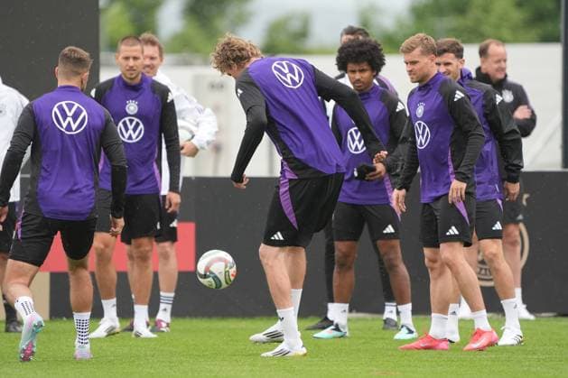 Nick Woltemade Germany Germany, 11 Herzo Base 06 06 2025 German national team Nations League final round, preparation, Home Ground, HerzoBase, World of Adidas, Herzogenaurach